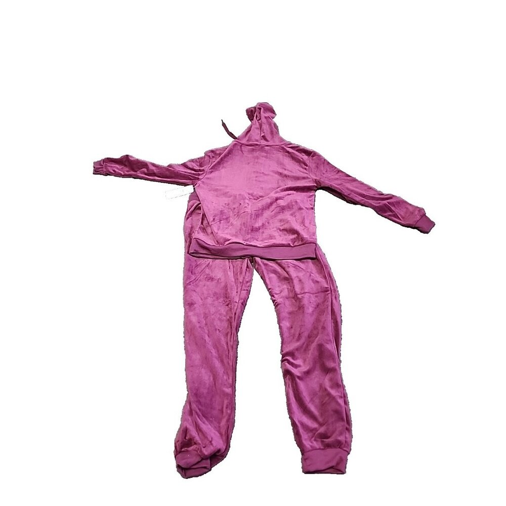 Euro Joy Women's 2-Piece Jogging Suit Burgundy Size Small New!!! - Picture 2 of 2